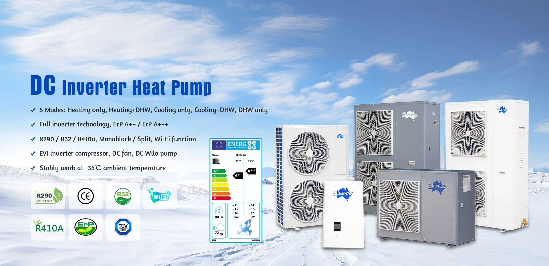 Heating Refrigeratio Caloris Pump Factory