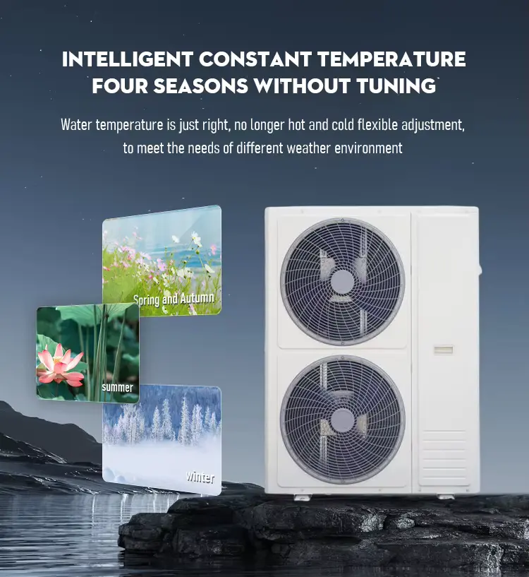 Swining Pool Air Water Warmepumpe Pool 64kw Swining Pool Heat Pump Inverter