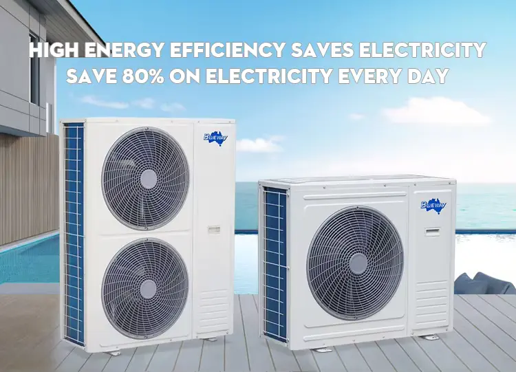 Swining Pool Air Water Warmepumpe Pool 64kw Swining Pool Heat Pump Inverter